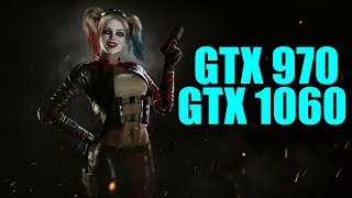 Injustice 2 Online BETA GTX 970 OC & GTX 1060 6GB OC | 1440p | FRAME-RATE TEST
