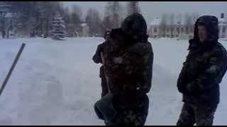 95 ОАЕМБр. Чистим плац 06.02.2012