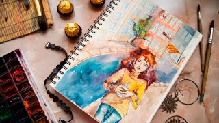 Малюю рудоволосу дівчину. ШВИДКИЙ СКЕТЧ | KrissTinn