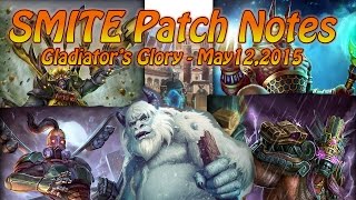Smite Patch Notes "Anubis Update and Gladiator's Glory" 5/12/15
