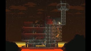 Starbound building timelapse - Small lava docks