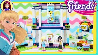 Lego Friends Stephanie's Sports Arena Build Review Silly Play Kids Toys