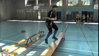 Schnelligkeit und Kraft - Cathomas UnihockeyStar