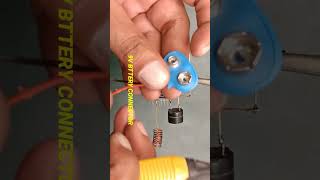 DIY NON CONTACT AC VOLTAGE TESTER WITH IC CD4060,LED, RESISTOR, BUZZOR & TRANSISTOR BC557 #shorts