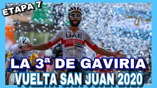 RESUMEN ETAPA 7 ► VUELTA SAN JUAN 2020 ?? Gaviria y Evenepoel Triunfadores