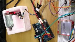 Test PID controller (Arduino Uno + DC Motor Encoder)