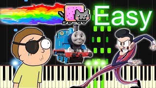 13 Meme Songs You Don't Know The Name Of - Piano Tutorial