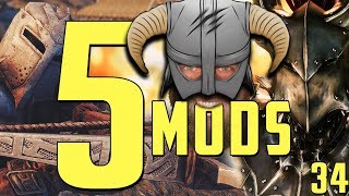 ? 5 MORE ARMOR MODS for SKYRIM SE!