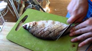 Как пожарить карася или леща без костей? How to fry carp or bream off the bone?