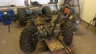 Самодельный квадроцикл 4x4 из Suzuki Splash. Часть 1