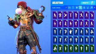 BLACKHEART STAGE 5 RED SKIN SHOWCASE WITH ALL FORTNITE DANCES & EMOTES