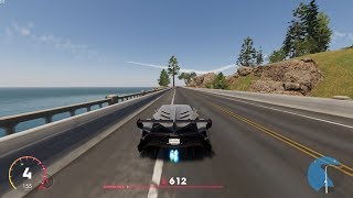 The Crew 2 - Lamborghini Veneno chasing Koenigsegg Agera R at Big Sur, California