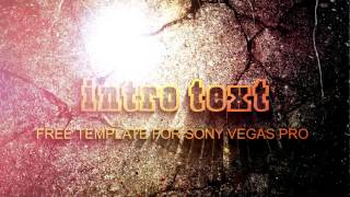 Скачать бесплатно #интро free intro Sony Vegas Pro 11/12/13 ??