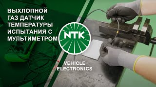 Выхлопной газ Датчик температуры испытания с мультиметром