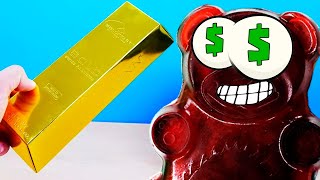 ЗОЛОТОЙ ПОДАРОК ДЛЯ ЖЕЛЕЙНОГО МЕДВЕДЯ ВАЛЕРЫ