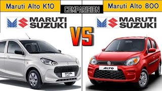 2022 Maruti Alto K10 vs Maruti Alto 800 Price, Engine & Specification Comparison