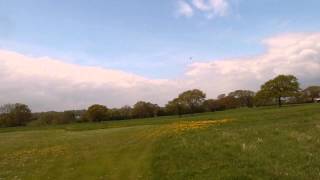 First visit to South Cheshire Heli Club - T-Rex E550 fun fly (mostly stall turns!) =)