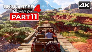 Uncharted 4 Remastered PC Gameplay Walkthrough Part 11 FULL GAME [4K UHD 60FPS] No Commentary
