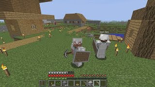 MINECRAFT - ВЫЖИВАНИЕ. НАШЛИ ДЕРЕВНЮ С ЖИТЕЛЯМИ И ЗАБРОШЕННУЮ ШАХТУ И АЛМАЗЫ