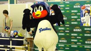遅刻を怒るつば九郎