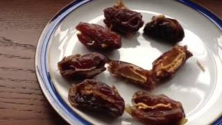 Dates and peanut butter!