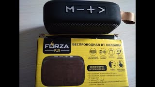 Бюджетная беспроводная Bluetooth музыкальная колонка FORZA Plus мой обзор