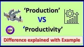 Production Vs Productivity - Difference Explained with Example