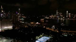 Night view from the Metropark Hotel Causeway Bay, Hong Kong