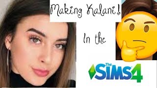 Making Kalani Hilliker in the sims!
