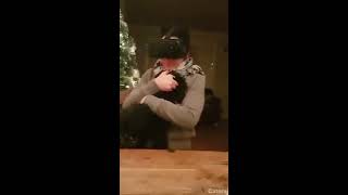 VR Fail with Mom 2017 (Mum Grabs Dog's Arse)