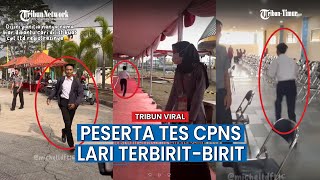 Peserta Tes CPNS Datang Telat, Sikap Satpam & Panitia Disorot