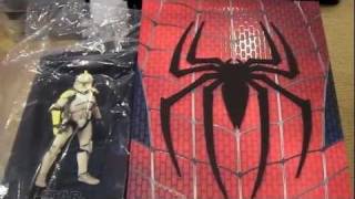 Hot Toys Marvel Movie SPIDER-MAN 3 12" 1/6 figure review/ unboxing? medicom mego