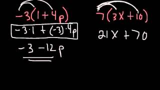 The Distributive Property - Review