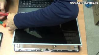 Замена матрицы в ноутбуке eMachines E728. Инструкция.