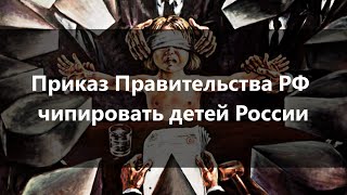Приказ Правительства РФ чипировать детей России.  Г.  Царёва
