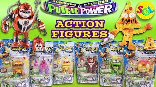 Grossery Gang Movie Action Figures Series 3: Putrid Power Grossery Gang vs Clean Team Unboxing SGL