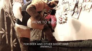 Deer Brushing her fur [ ASMR ? ]