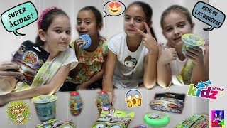 PROBAMOS CHUCHES ÁCIDAS + RETO DE GRAGEAS