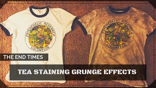 Quick and Easy Post Apocalyptic Effects: Tea Staining