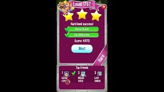 Pet Rescue Saga HARD Level 1767 NO BOST NO HACK MOBILE VIEW