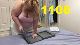 ADELESEXYUK OPENING A IKEA KLIPSK BED TABLE