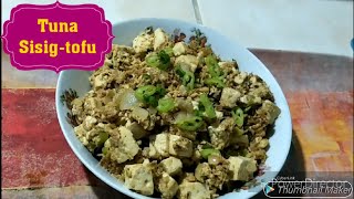 My Sizzling Tofu with tuna