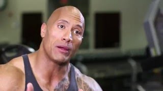 Dwayne 'the Rock' Johnson! Muscle & Fitness (Behind the Scenes)