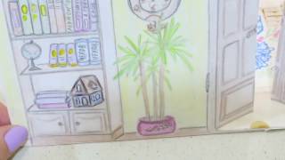 КАК СДЕЛАТЬ 3D ДОМИК СВОИМИ РУКАМИ//ДЛЯ БУМАЖНЫХ КУКОЛ//How to make a Dollhouse with your own hands