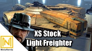 The MASSIVE Old Republic Millennium Falcon-like Ship - XS Stock Light Freighter - Star Wars Lore