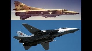Combate real entre F-14 vs MiG-23s