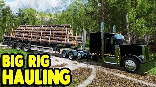 PETERBILT LOGGING TRUCK BIG HAUL | Farming Simulator 17 Multiplayer Gameplay