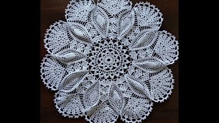 Большая салфетка крючком ч.1/ Large crochet napkin part 1