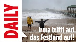 Hurrikan Irma ist kurz vor dem Auftreffen auf Festland - Daily Spezial live 10.09.17