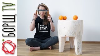 Стильный кофейный стол из пня | Мебель своими руками